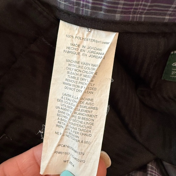 Ben Hogan Shorts Mens Size 32 Chino Pockets Golf Lightweight Outdoors Plaid - Picture 8 of 8